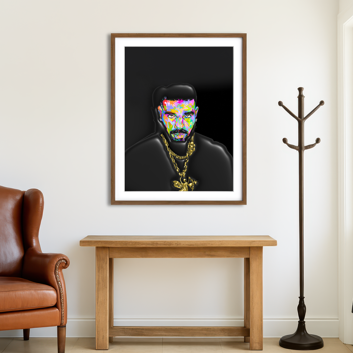 AUTO-MOCKUP ROOM | DRAKE Color Wall Art