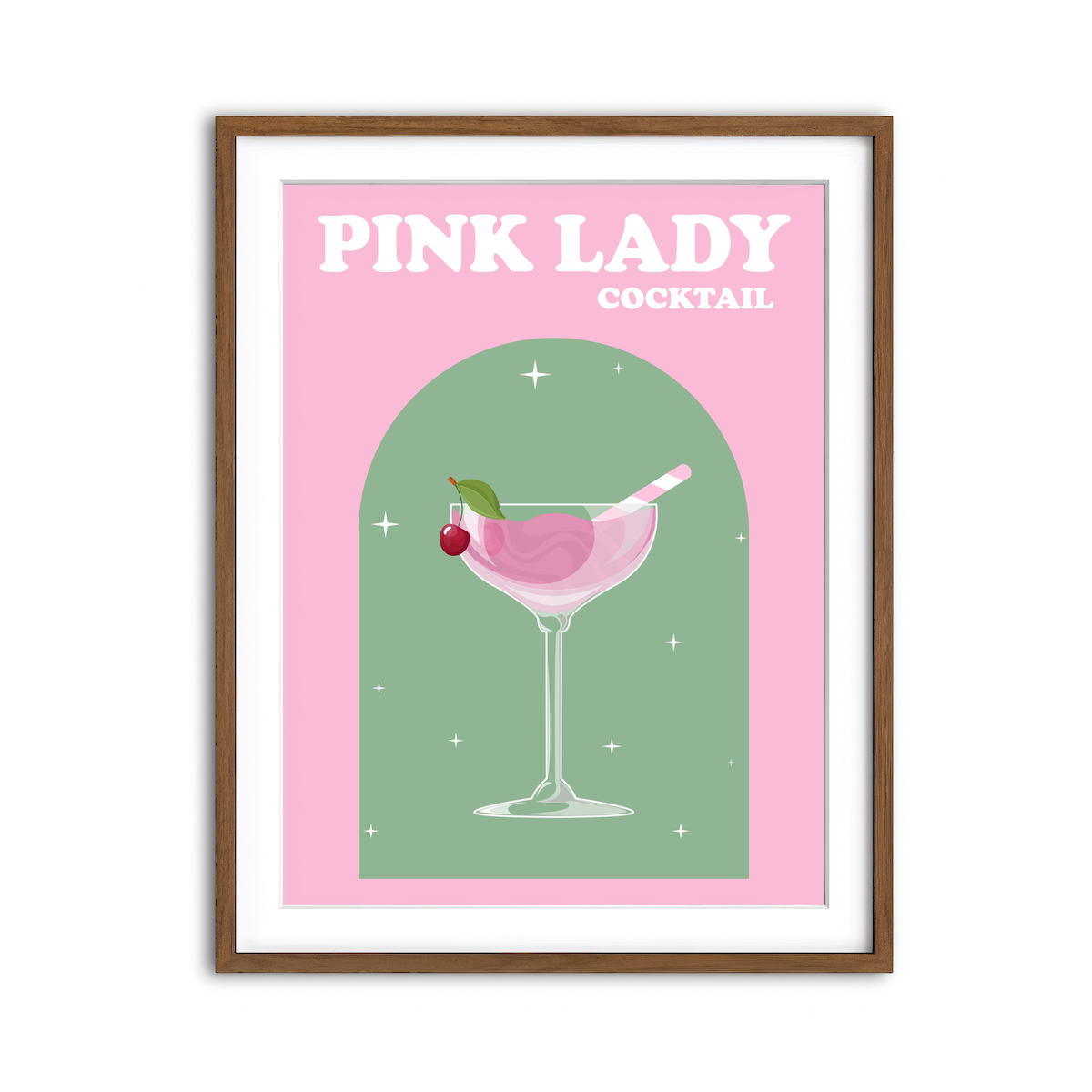 Framed Print 3x4 Walnut