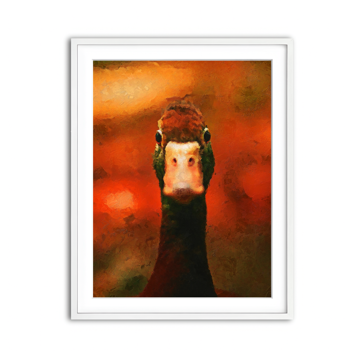 Framed Print 3x4 White