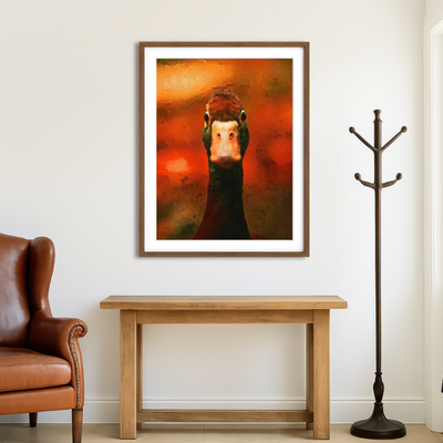 AUTO-MOCKUP ROOM | Duck Painting Wall Art