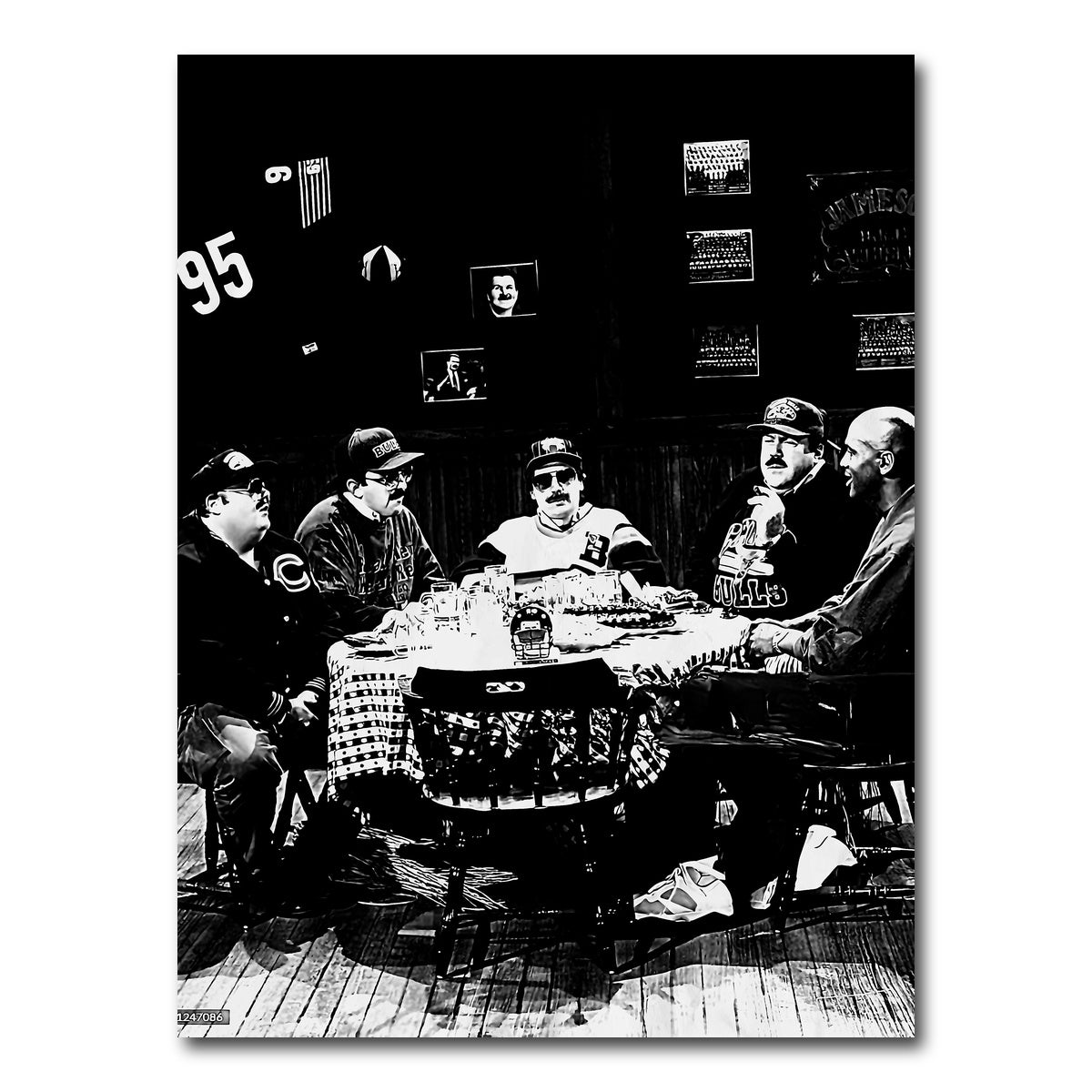 AUTO-MOCKUP WHITE | Da Bears Grayscale | 1 Piece | Gallery Wrap Canvas | group=3x4