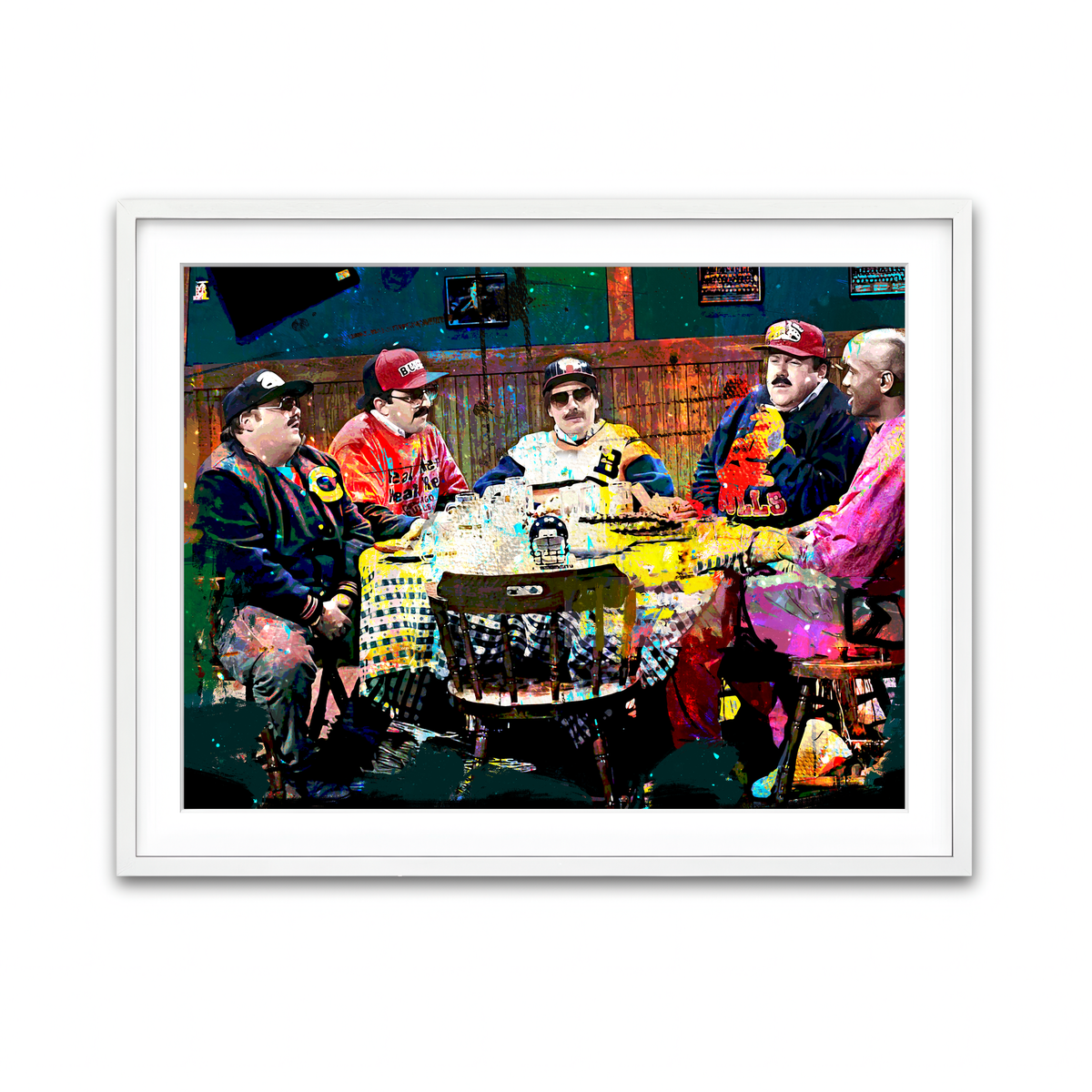 Framed Print 4x3 White