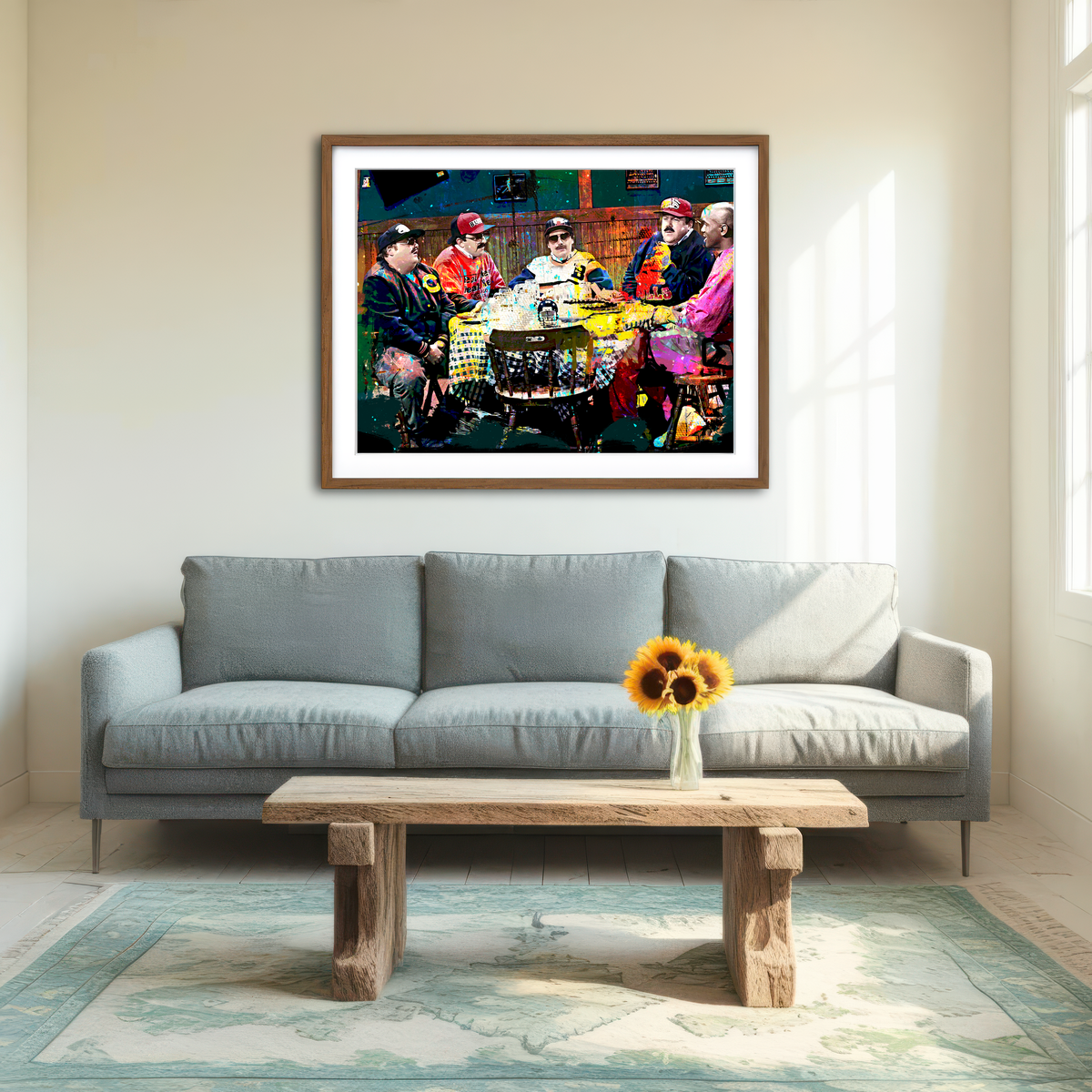 AUTO-MOCKUP ROOM | Da Bears Wall Art