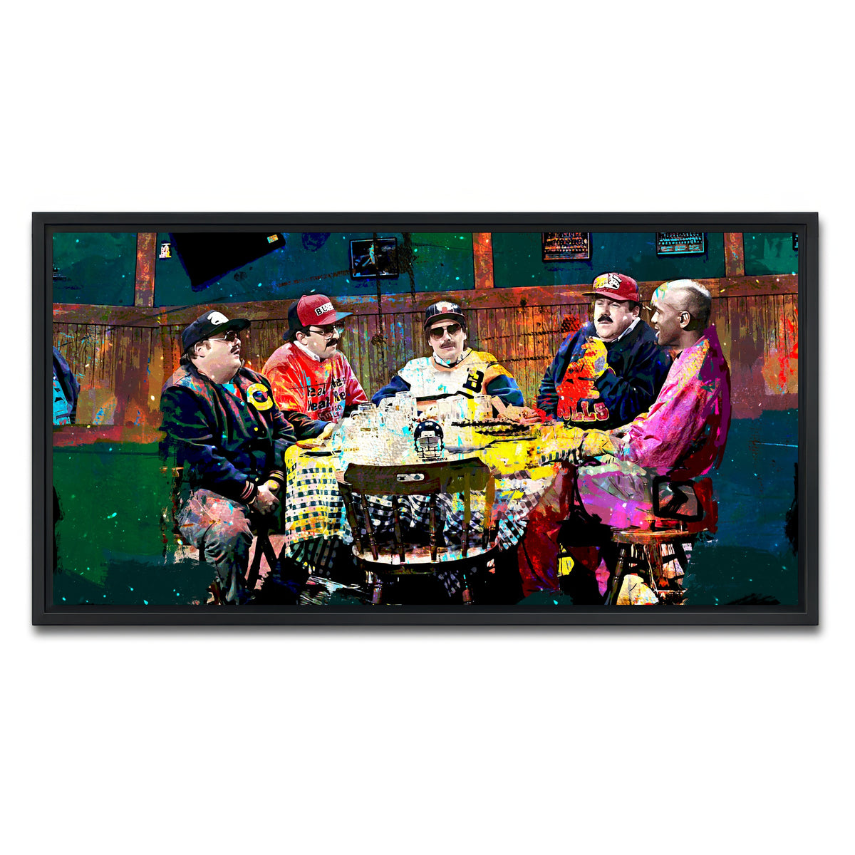 AUTO-MOCKUP WHITE | Da Bears | 1 Piece | Black Framed Canvas | group=2x1