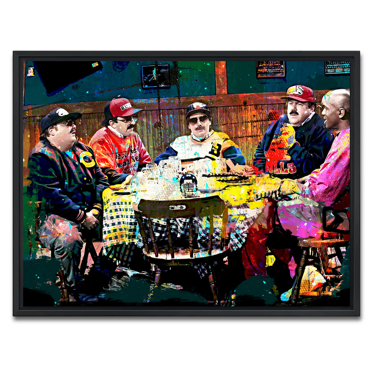 AUTO-MOCKUP WHITE | Da Bears | 1 Piece | Black Framed Canvas | group=4x3