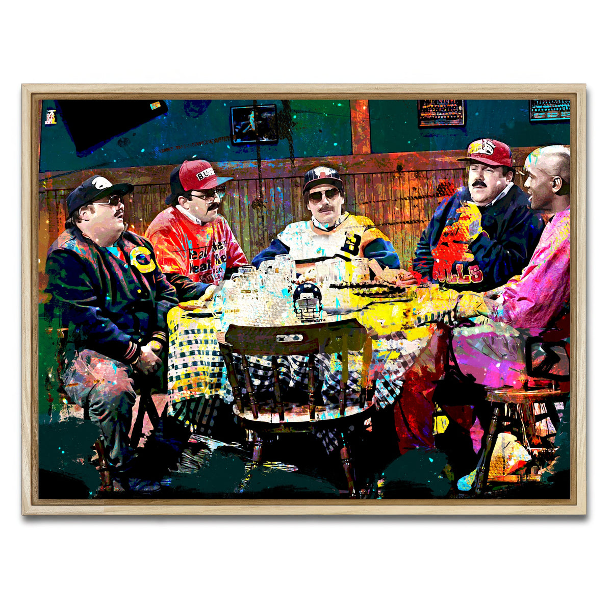 AUTO-MOCKUP WHITE | Da Bears | 1 Piece | Natural Framed Canvas | group=4x3