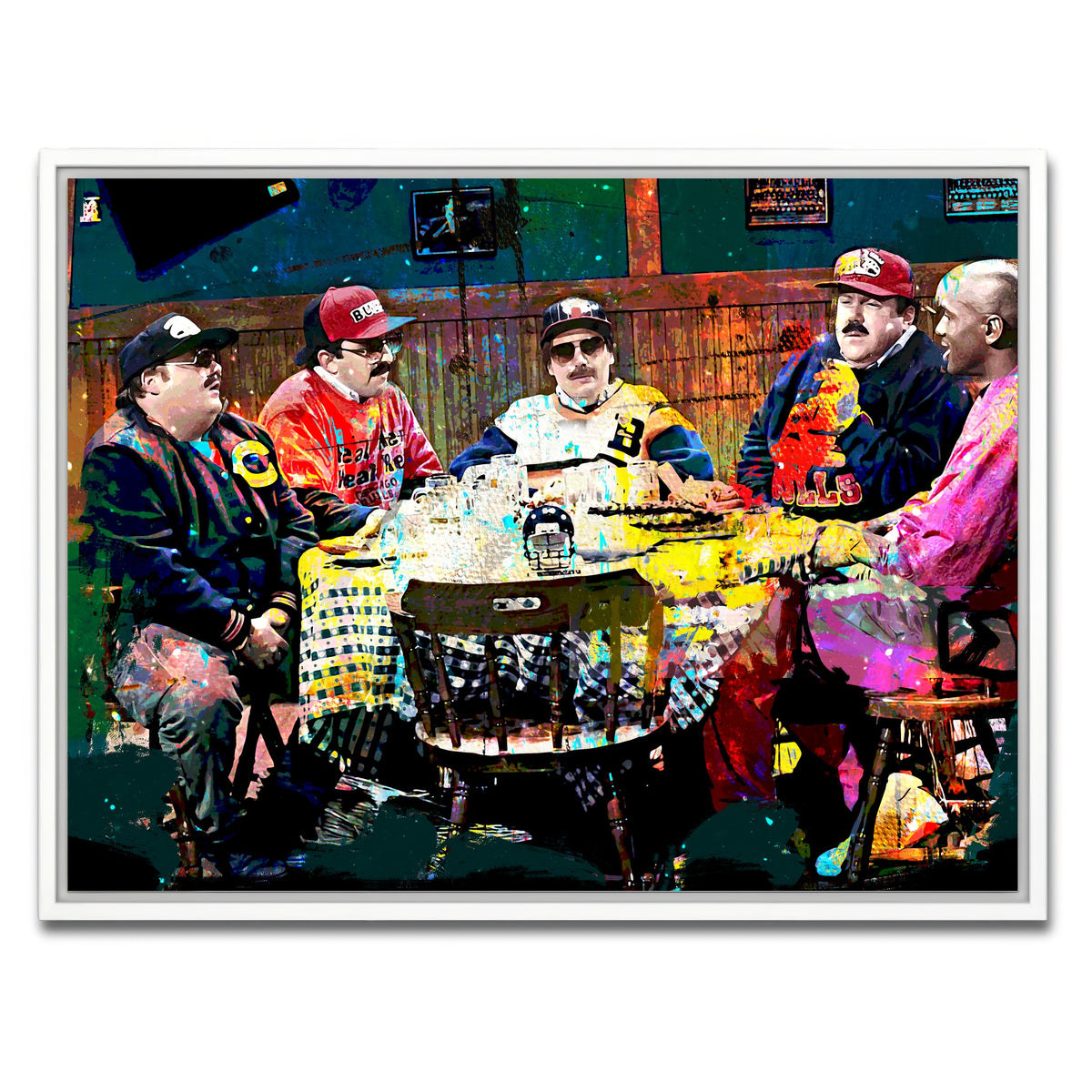 AUTO-MOCKUP WHITE | Da Bears | 1 Piece | White Framed Canvas | group=4x3