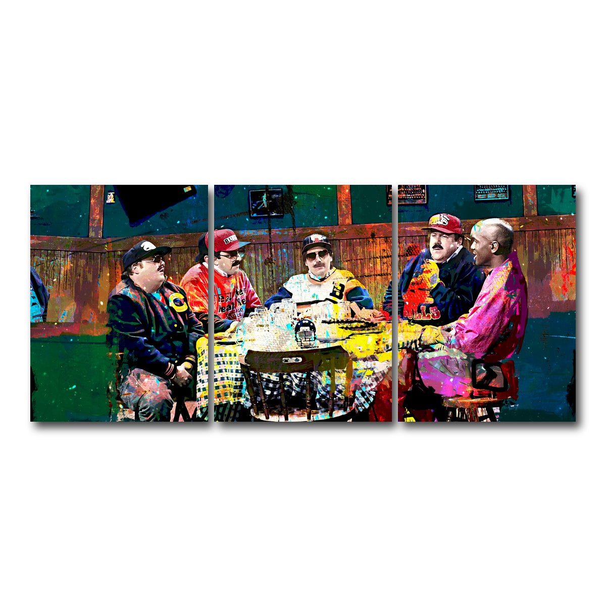 AUTO-MOCKUP WHITE | Da Bears | 3 Piece | Gallery Wrap Canvas | group=18x24