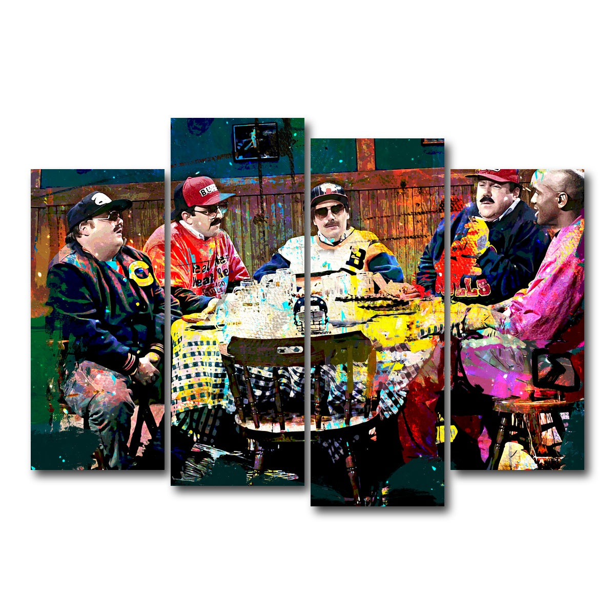 AUTO-MOCKUP WHITE | Da Bears | 4 Piece | Gallery Wrap Canvas | group=4_normal