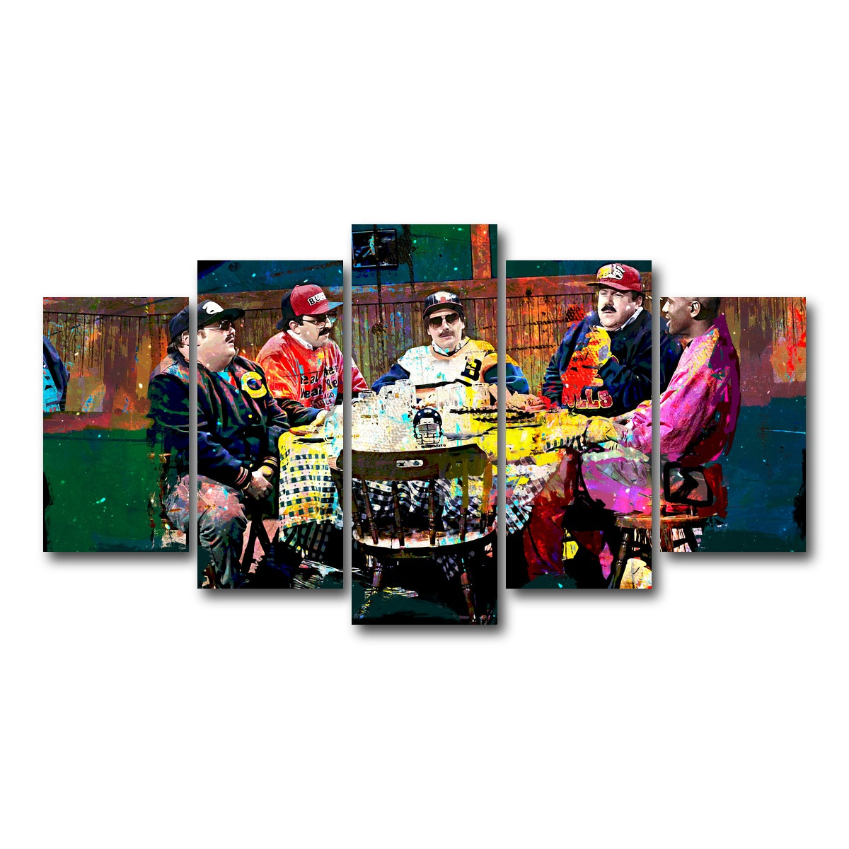 AUTO-MOCKUP WHITE | Da Bears | 5 Piece | Gallery Wrap Canvas | group=5_normal