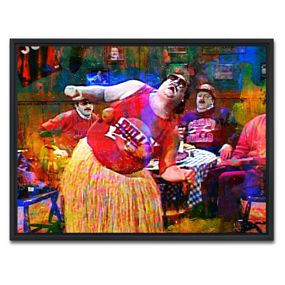 AUTO-MOCKUP WHITE | Da Bulls Da Bulls Da Bulls | 1 Piece | Black Framed Canvas | group=4x3