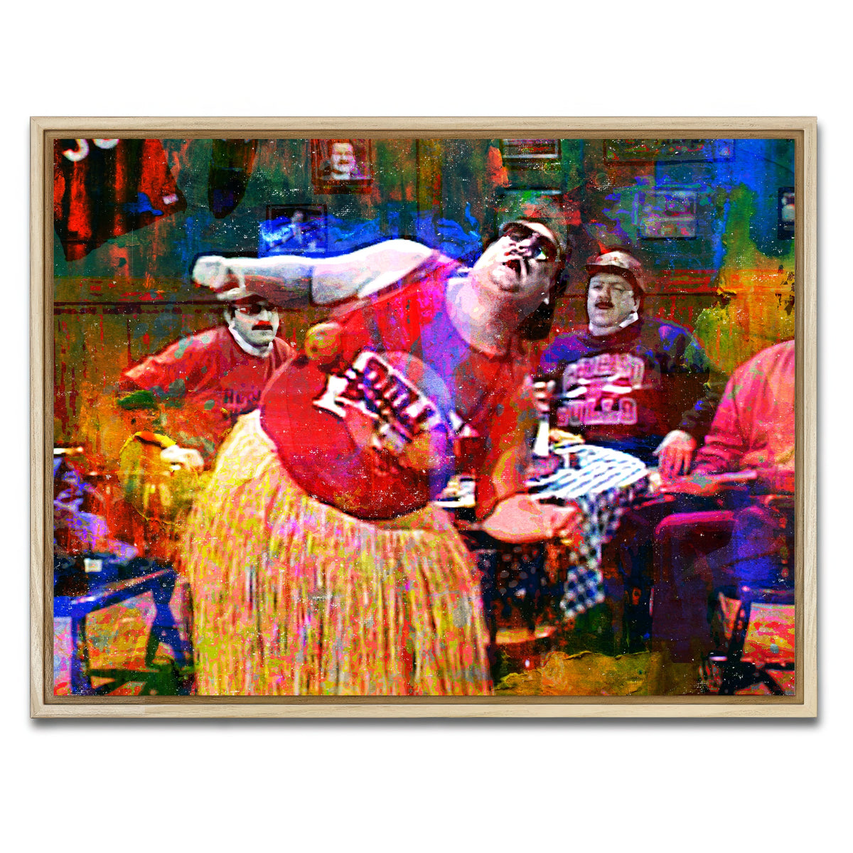 AUTO-MOCKUP WHITE | Da Bulls Da Bulls Da Bulls | 1 Piece | Natural Framed Canvas | group=4x3