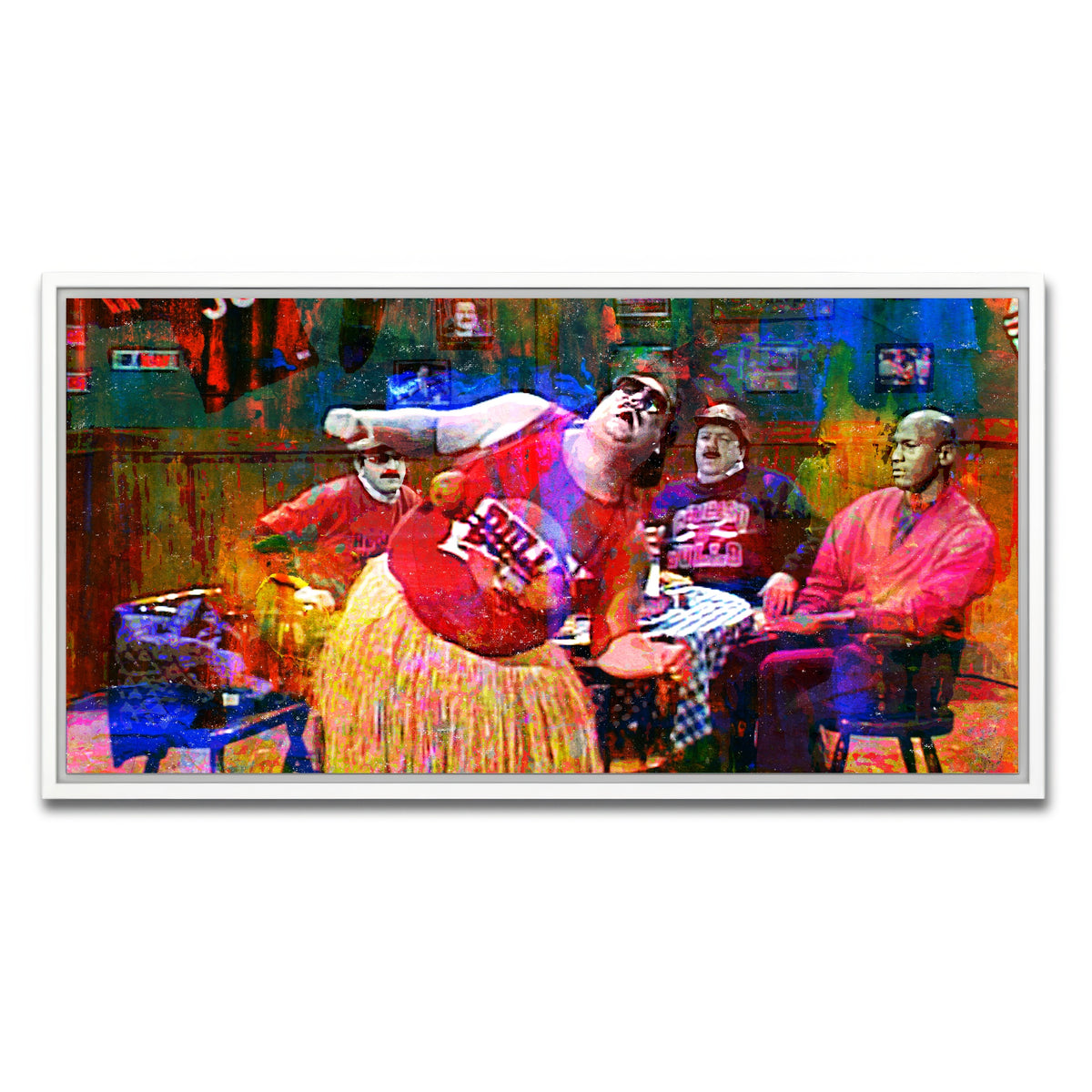 AUTO-MOCKUP WHITE | Da Bulls Da Bulls Da Bulls | 1 Piece | White Framed Canvas | group=2x1