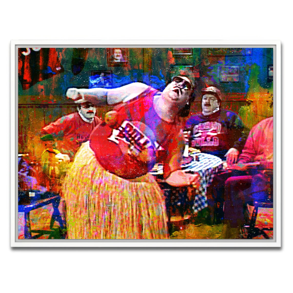 AUTO-MOCKUP WHITE | Da Bulls Da Bulls Da Bulls | 1 Piece | White Framed Canvas | group=4x3