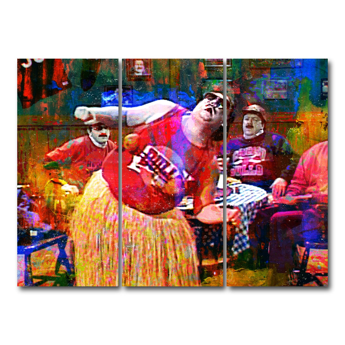 AUTO-MOCKUP WHITE | Da Bulls Da Bulls Da Bulls | 3 Piece | Gallery Wrap Canvas | group=8x18