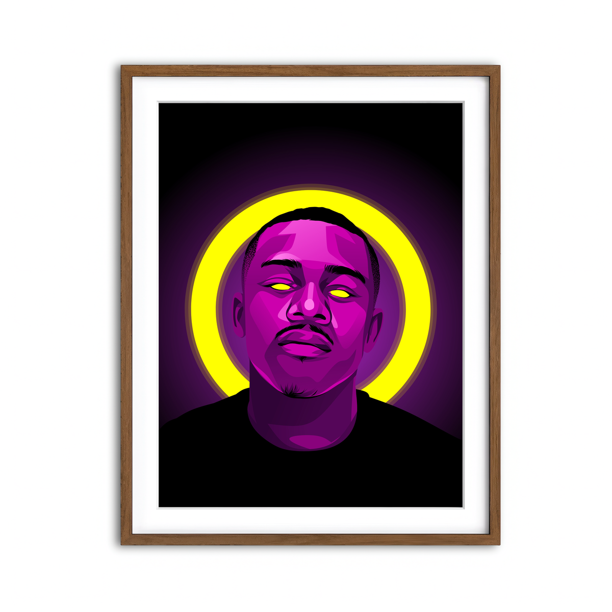 Framed Print 3x4 Walnut