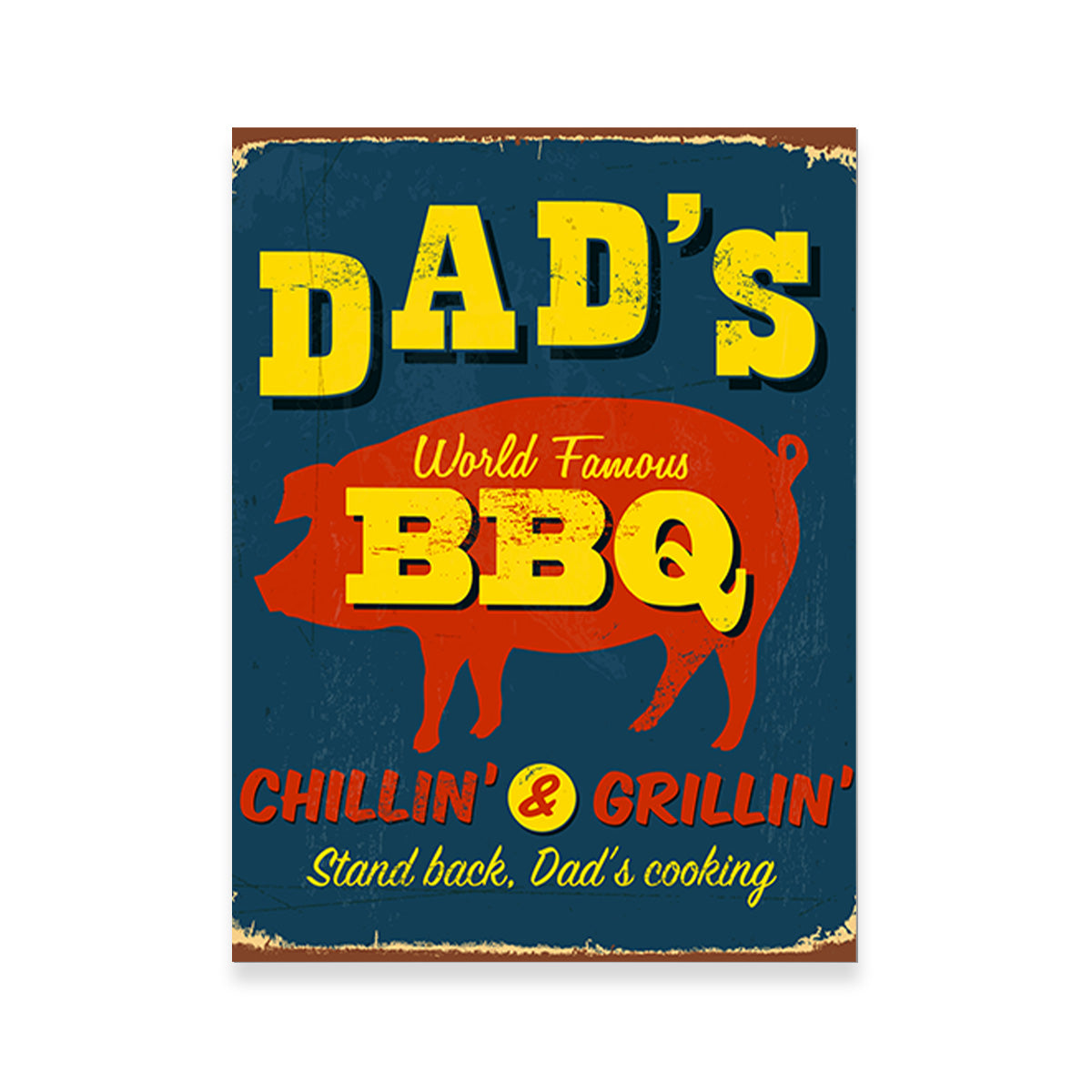 Dad's BBQ Wall Art