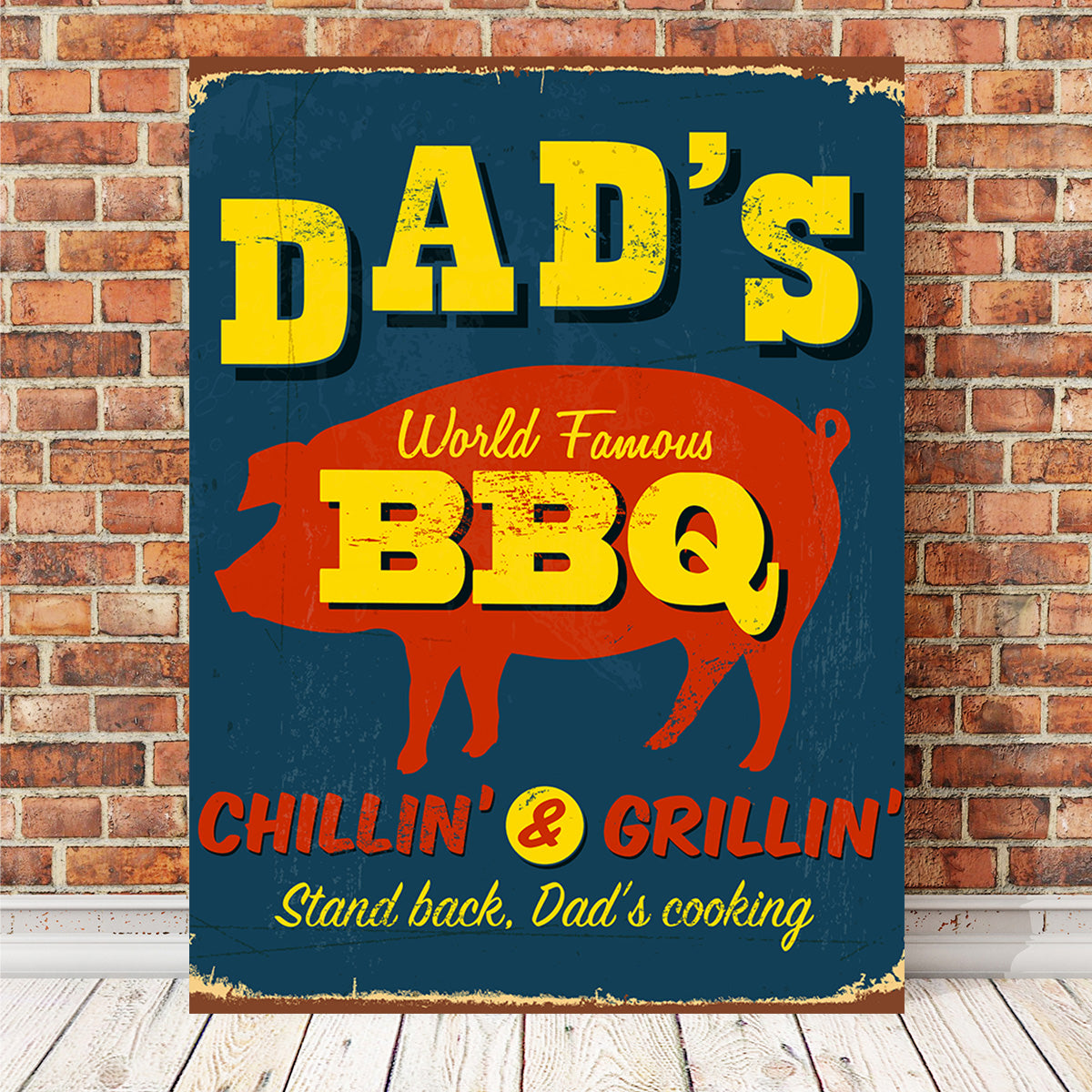 Dad's BBQ Wall Art