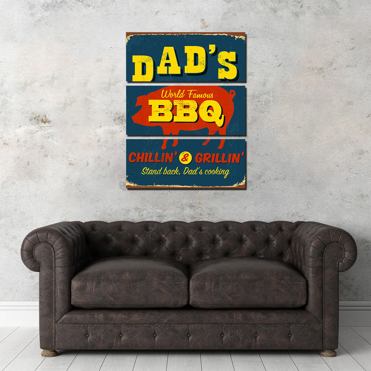 Dad's BBQ Wall Art