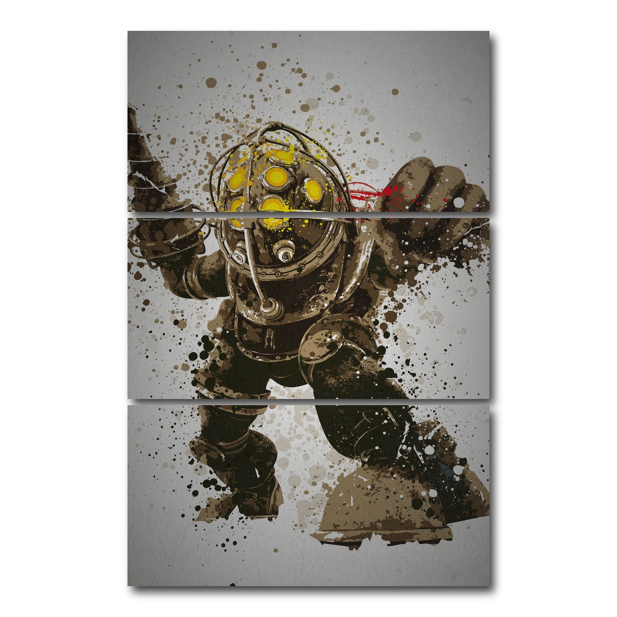 AUTO-MOCKUP WHITE | Daddy | 3 Piece | Gallery Wrap Canvas | group=12x24_stacked