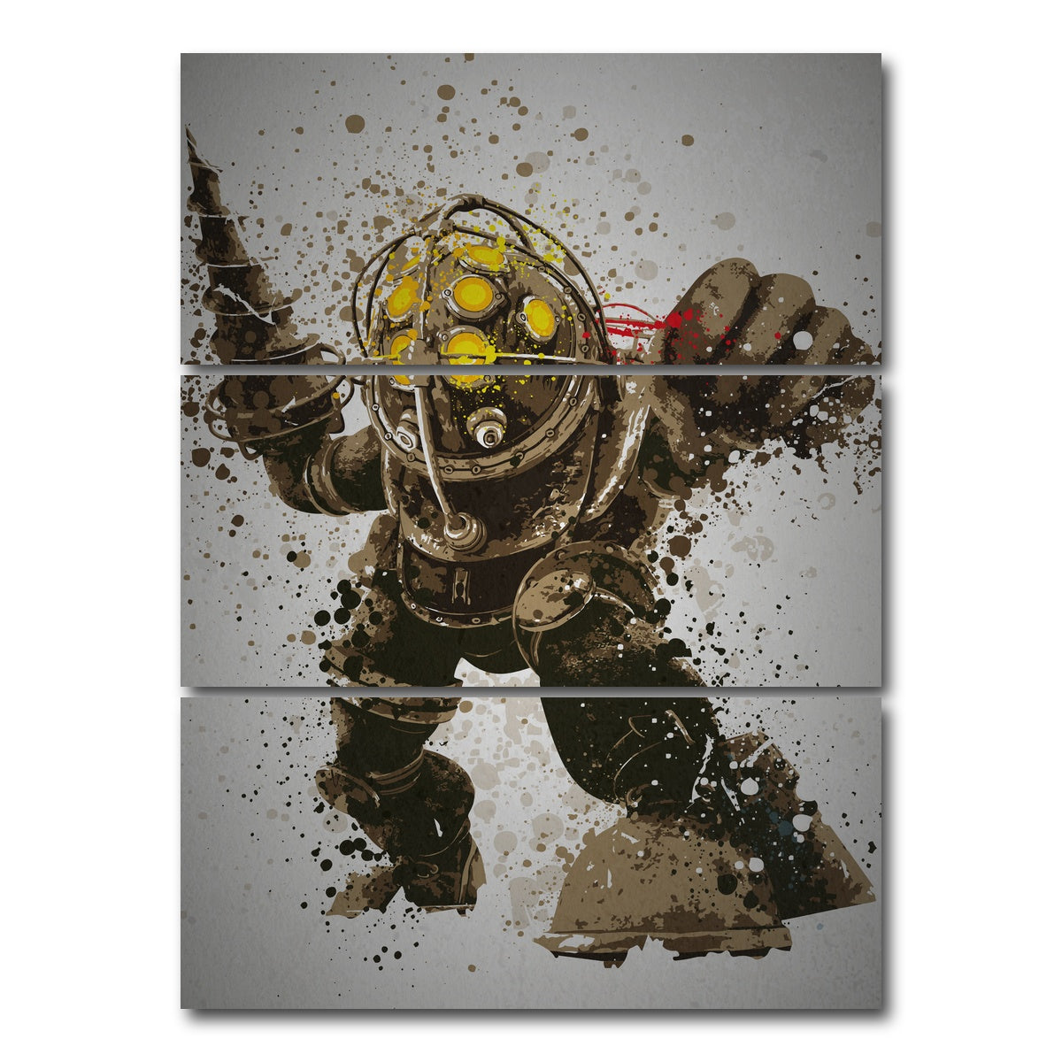 AUTO-MOCKUP WHITE | Daddy | 3 Piece | Gallery Wrap Canvas | group=8x18_stacked