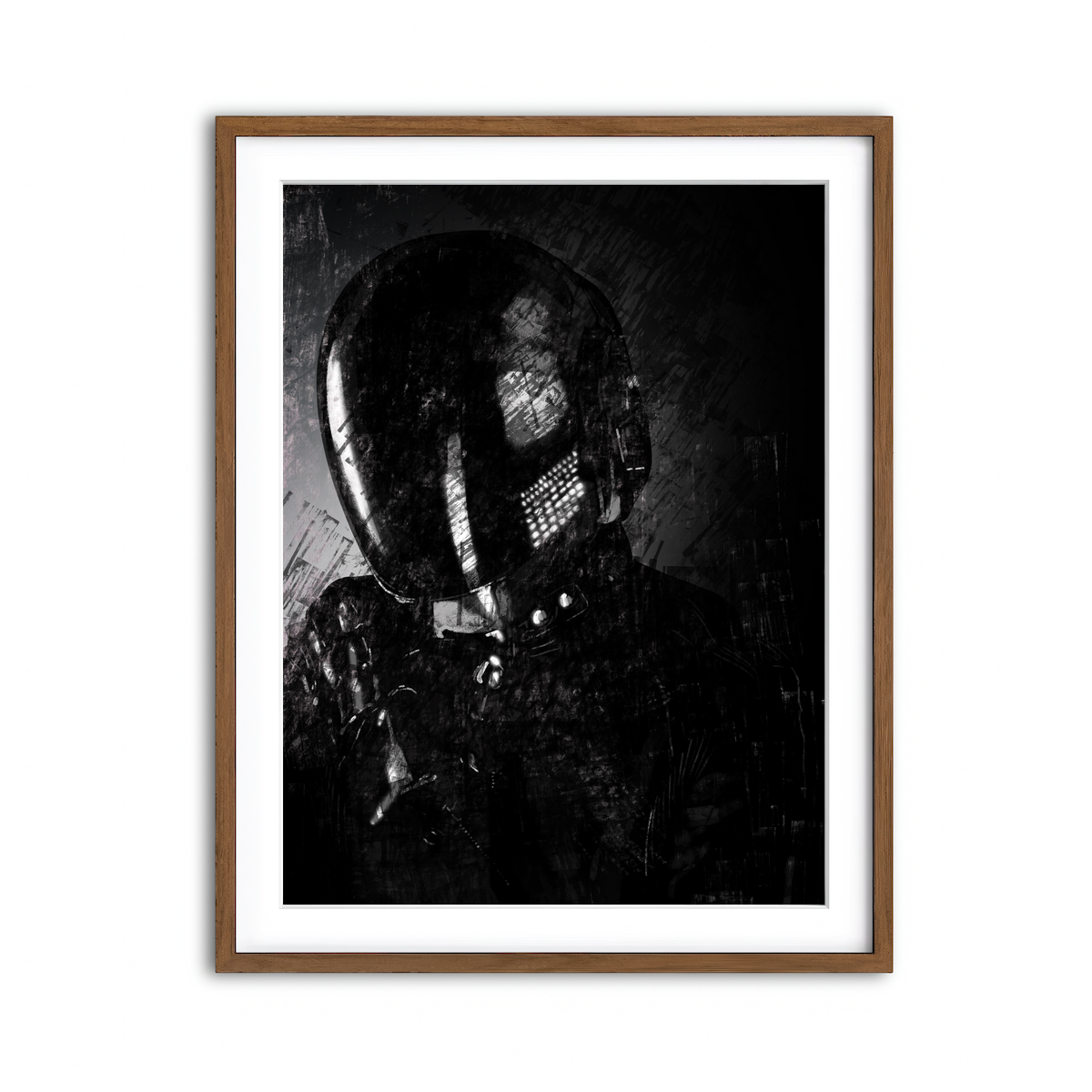 Framed Print 3x4 Walnut