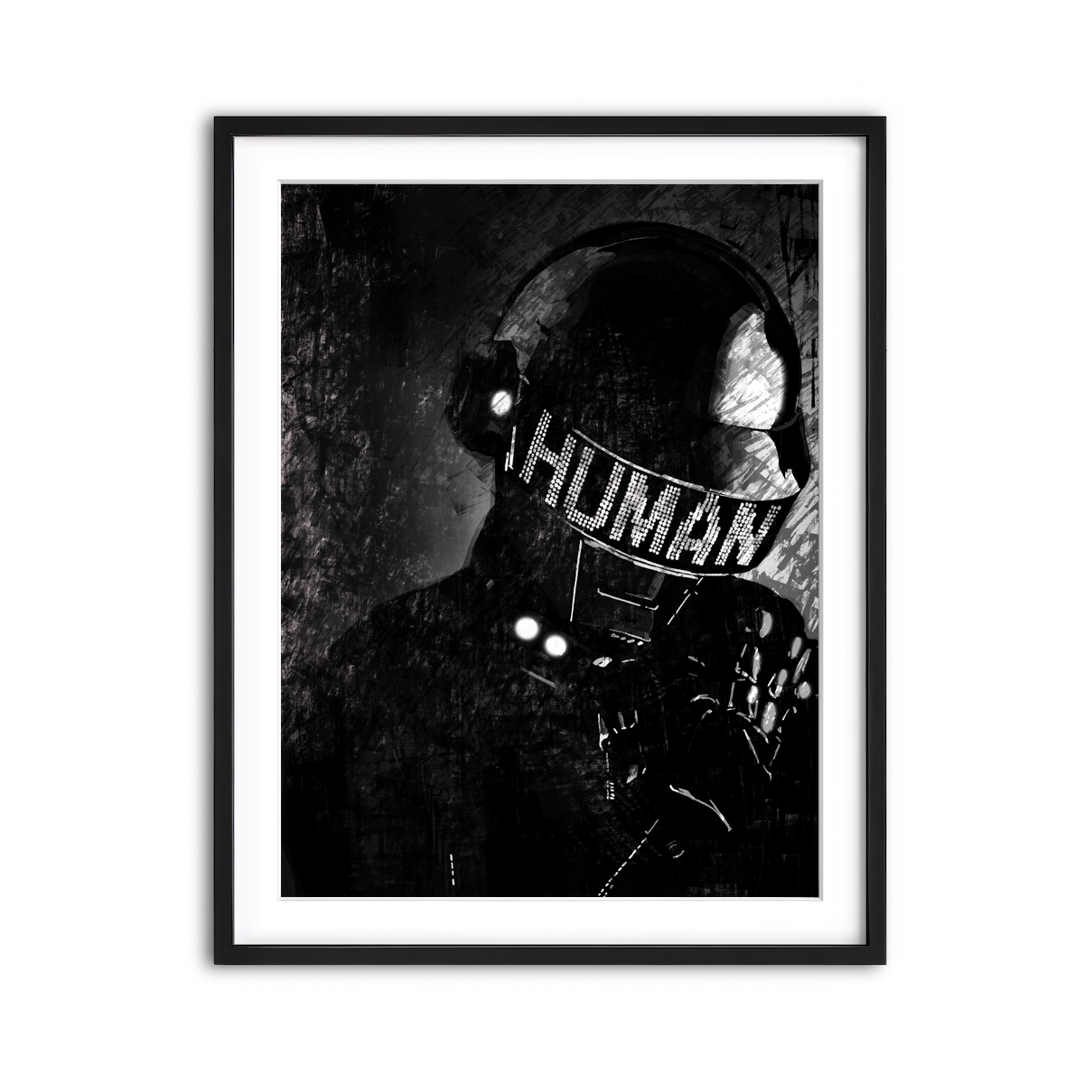 Framed Print 3x4 Black