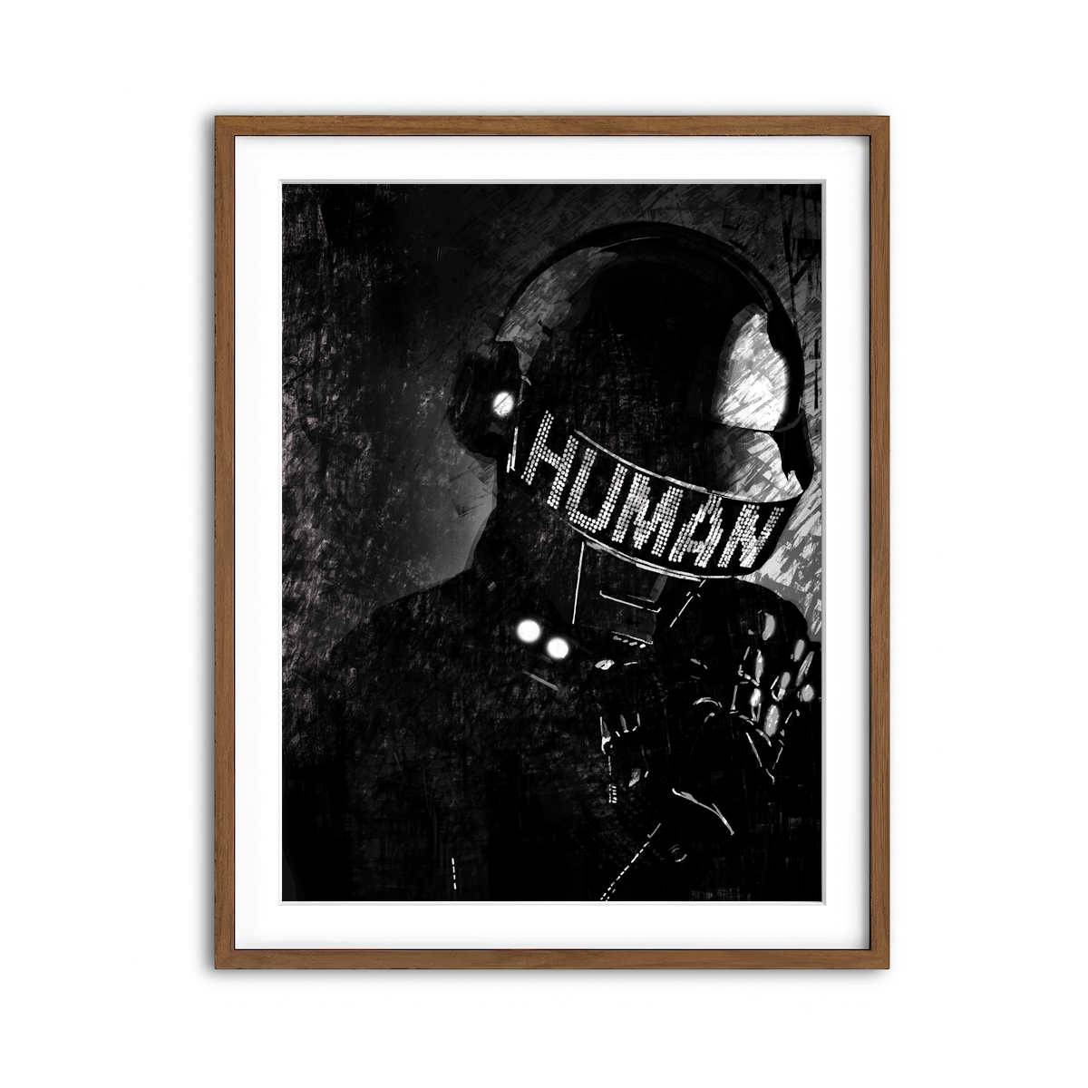 Framed Print 3x4 Walnut