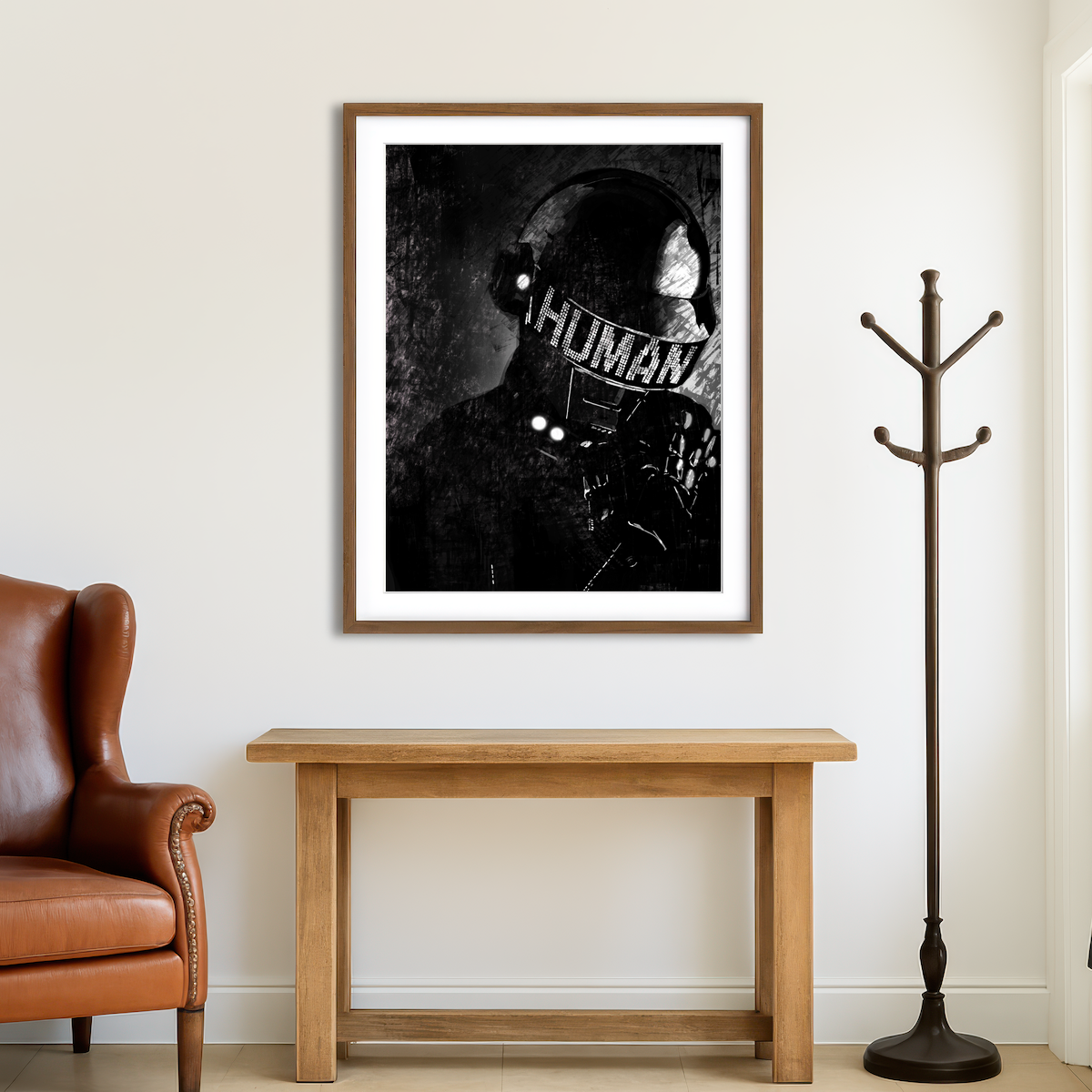 AUTO-MOCKUP ROOM | Daft Punk Thomas Wall Art
