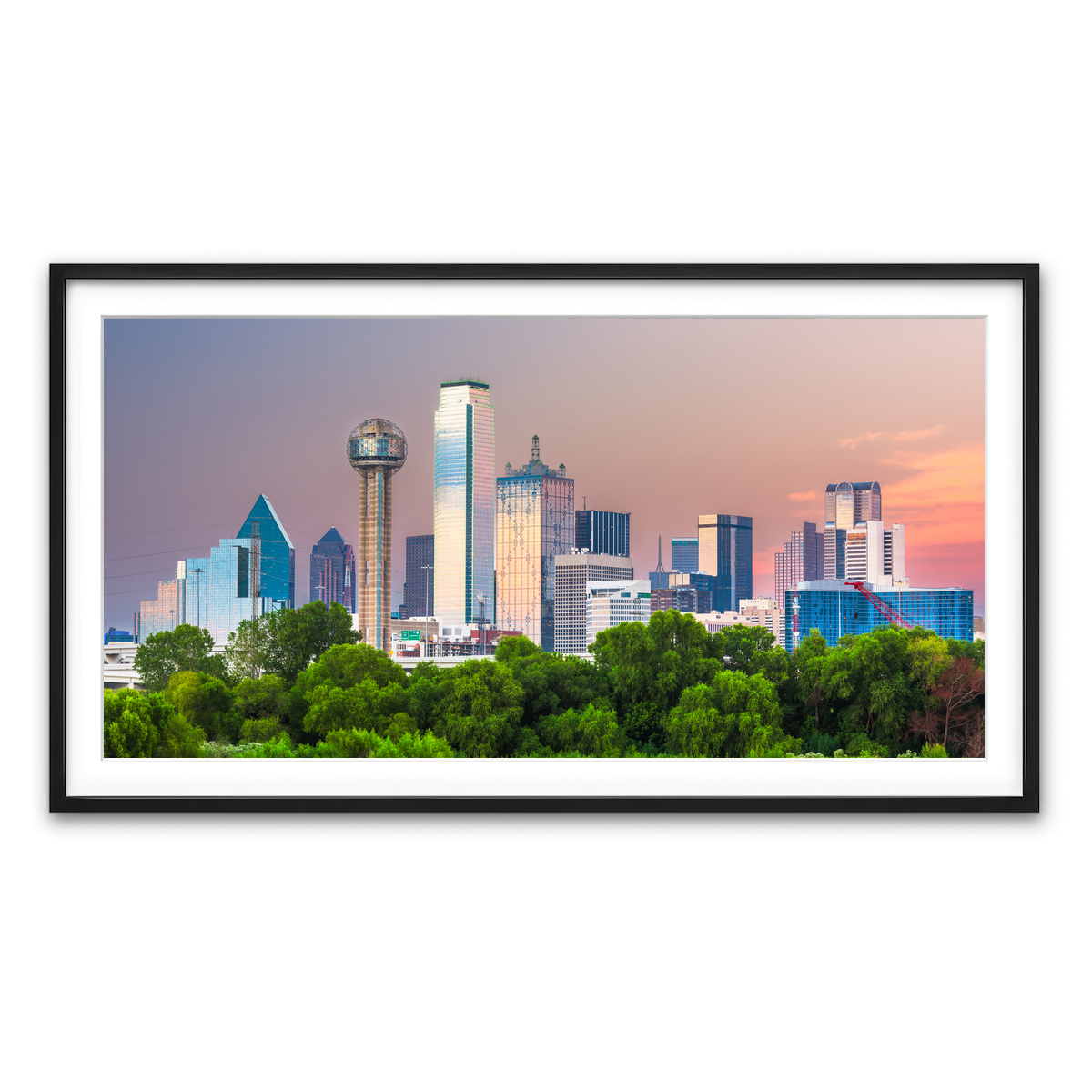 Framed Print 2x1 Black