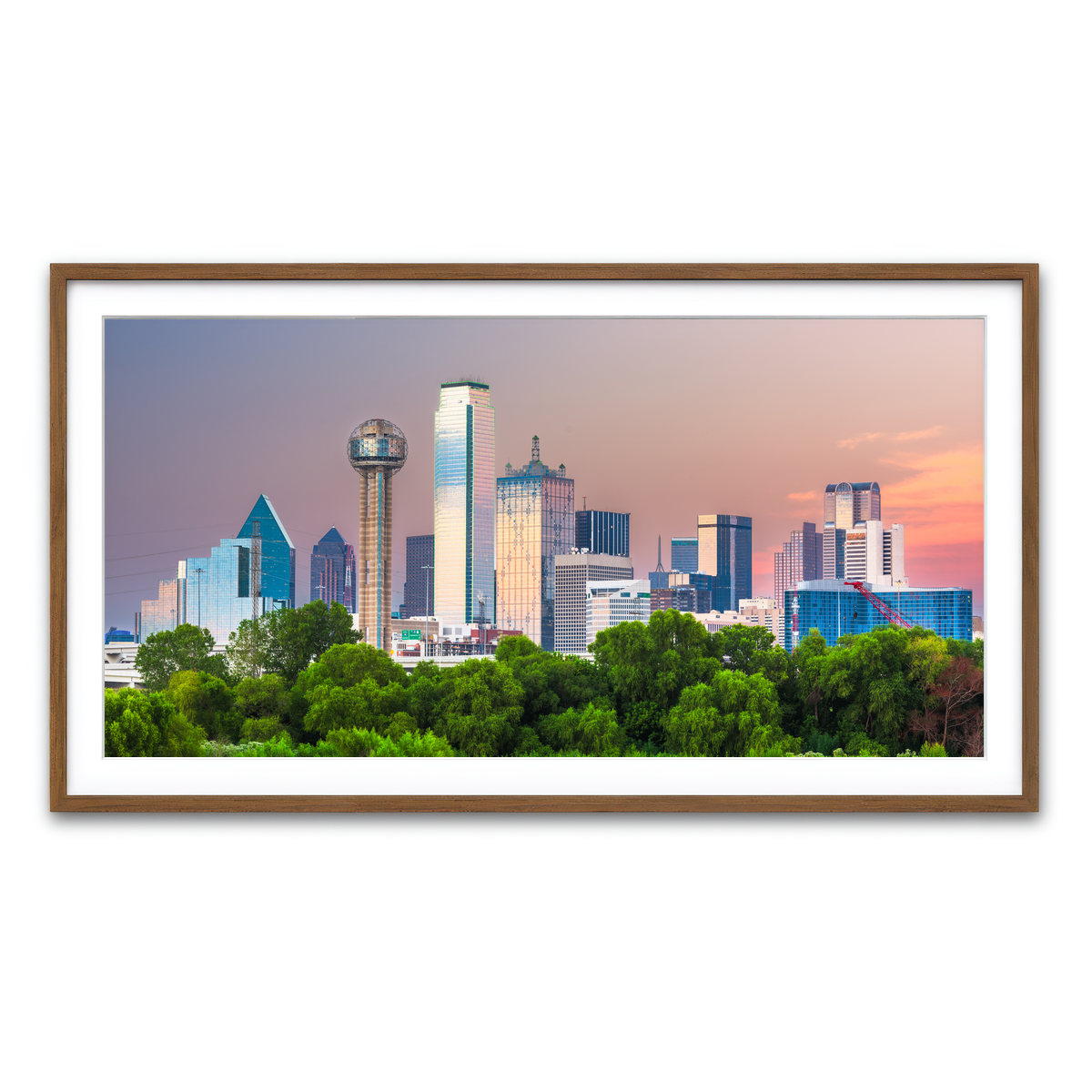 Framed Print 2x1 Walnut