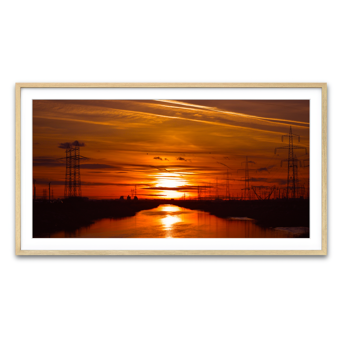 Framed Print 2x1 Natural