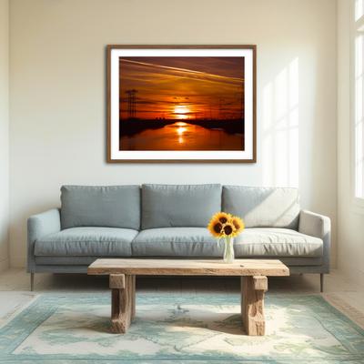 AUTO-MOCKUP ROOM | Dambovita River Romania Wall Art