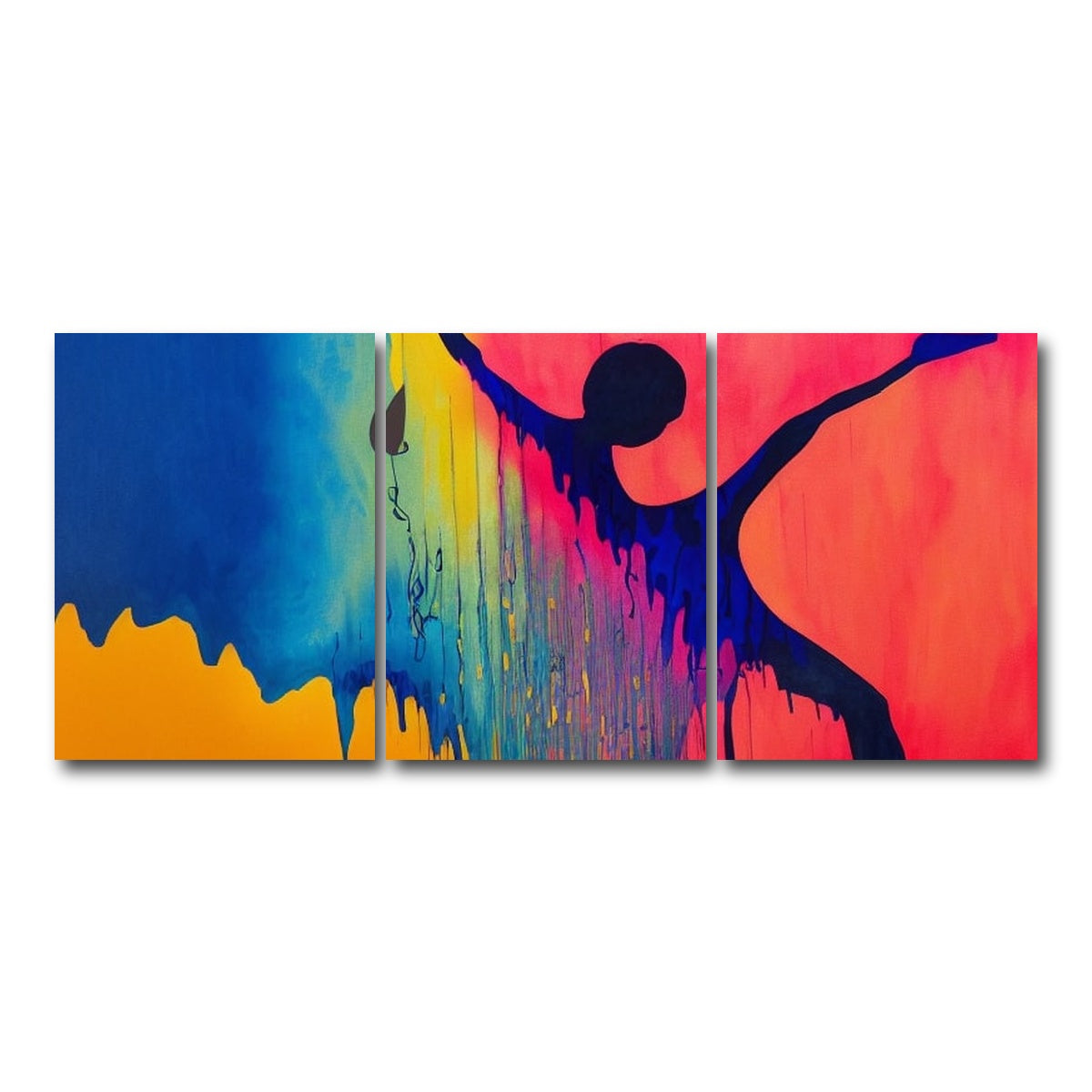 AUTO-MOCKUP WHITE | Dance Art | 3 Piece | Gallery Wrap Canvas | group=18x24