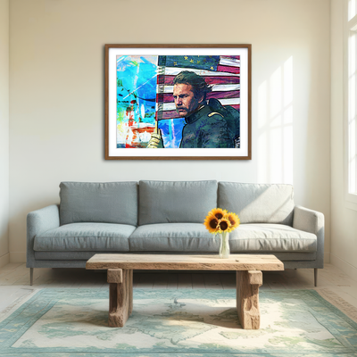 AUTO-MOCKUP ROOM | Dances With Wolves Wall Art