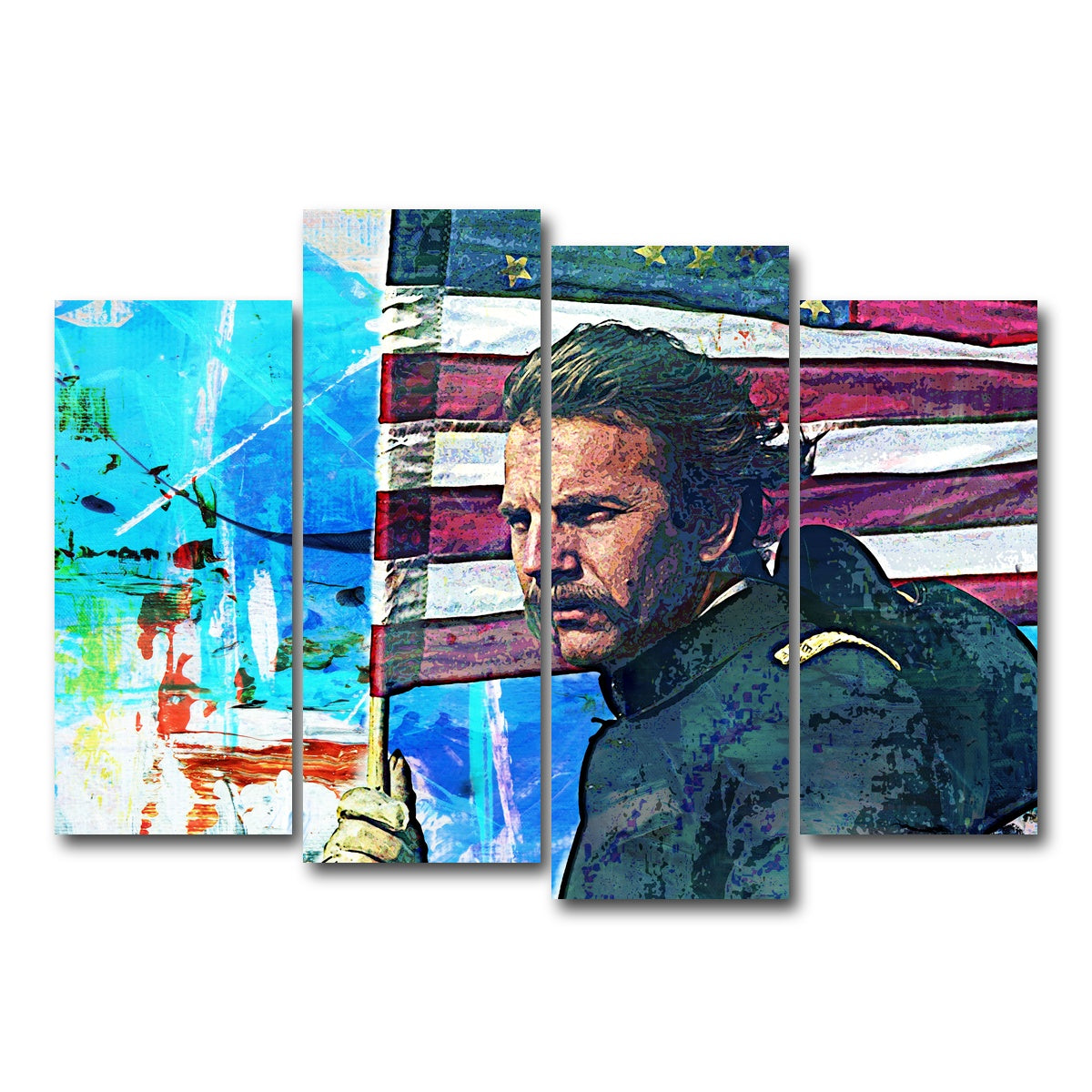 AUTO-MOCKUP WHITE | Dances With Wolves | 4 Piece | Gallery Wrap Canvas | group=4_normal