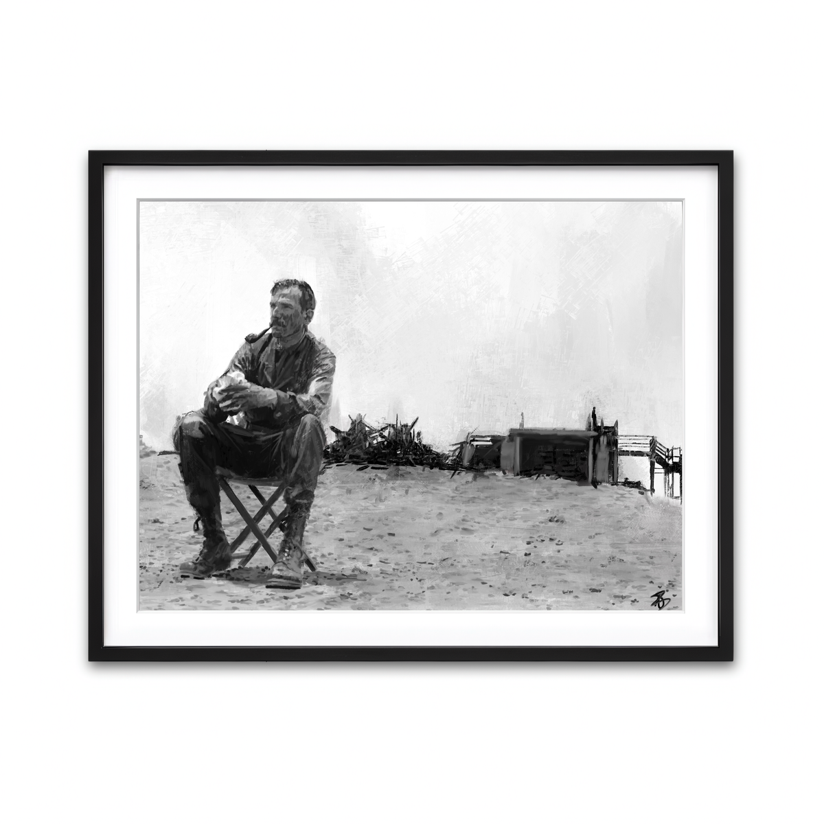 Framed Print 4x3 Black