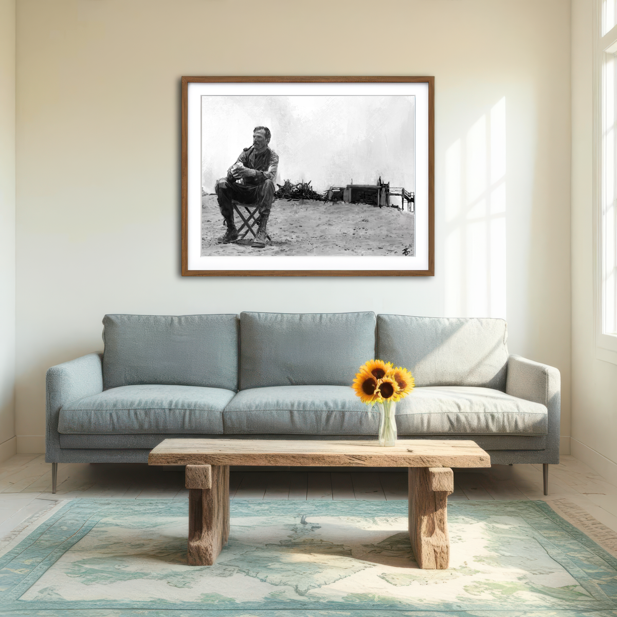 AUTO-MOCKUP ROOM | Daniel Plainview - There Will Be Blood Wall Art