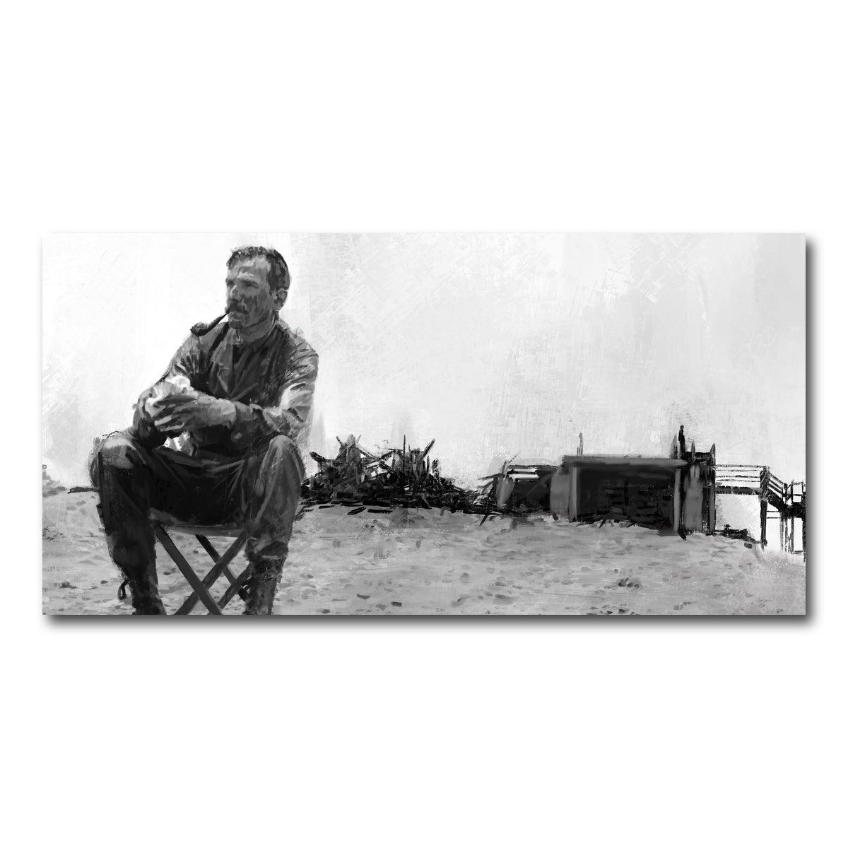 AUTO-MOCKUP WHITE | Daniel Plainview - There Will Be Blood | 1 Piece | Gallery Wrap Canvas | group=2x1