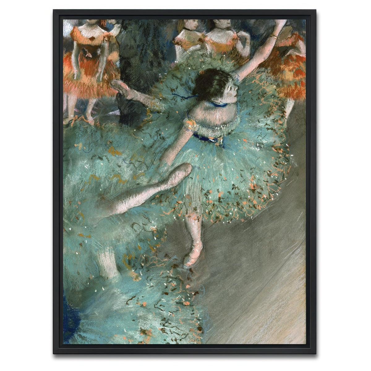 AUTO-MOCKUP WHITE | Danseuse basculant | 1 Piece | Black Framed Canvas | group=3x4