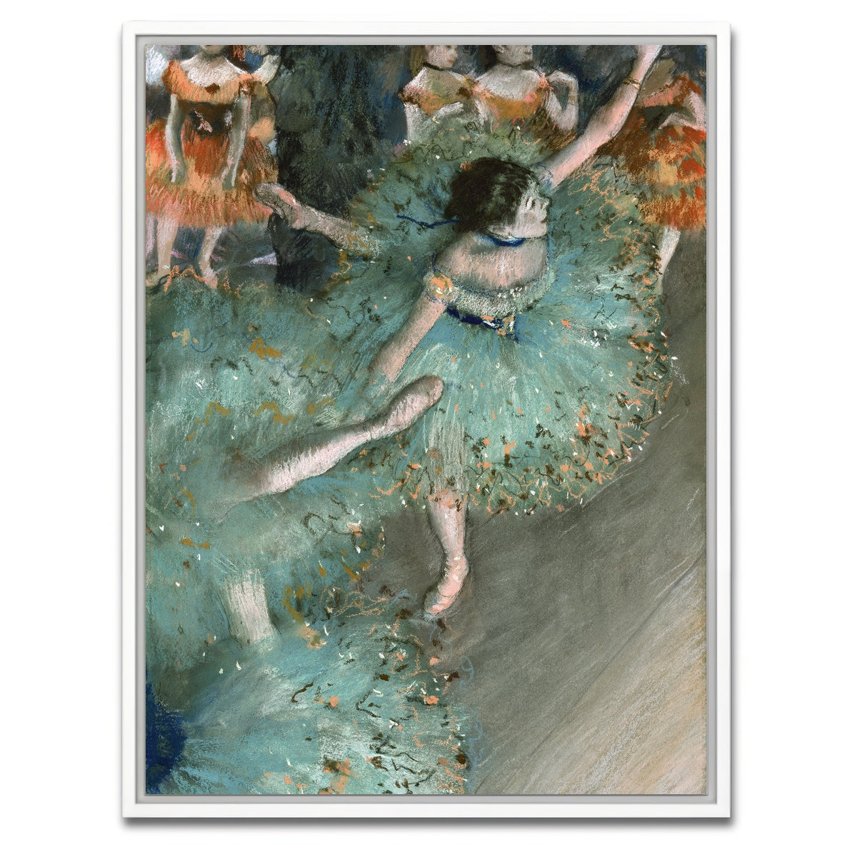 AUTO-MOCKUP WHITE | Danseuse basculant | 1 Piece | White Framed Canvas | group=3x4