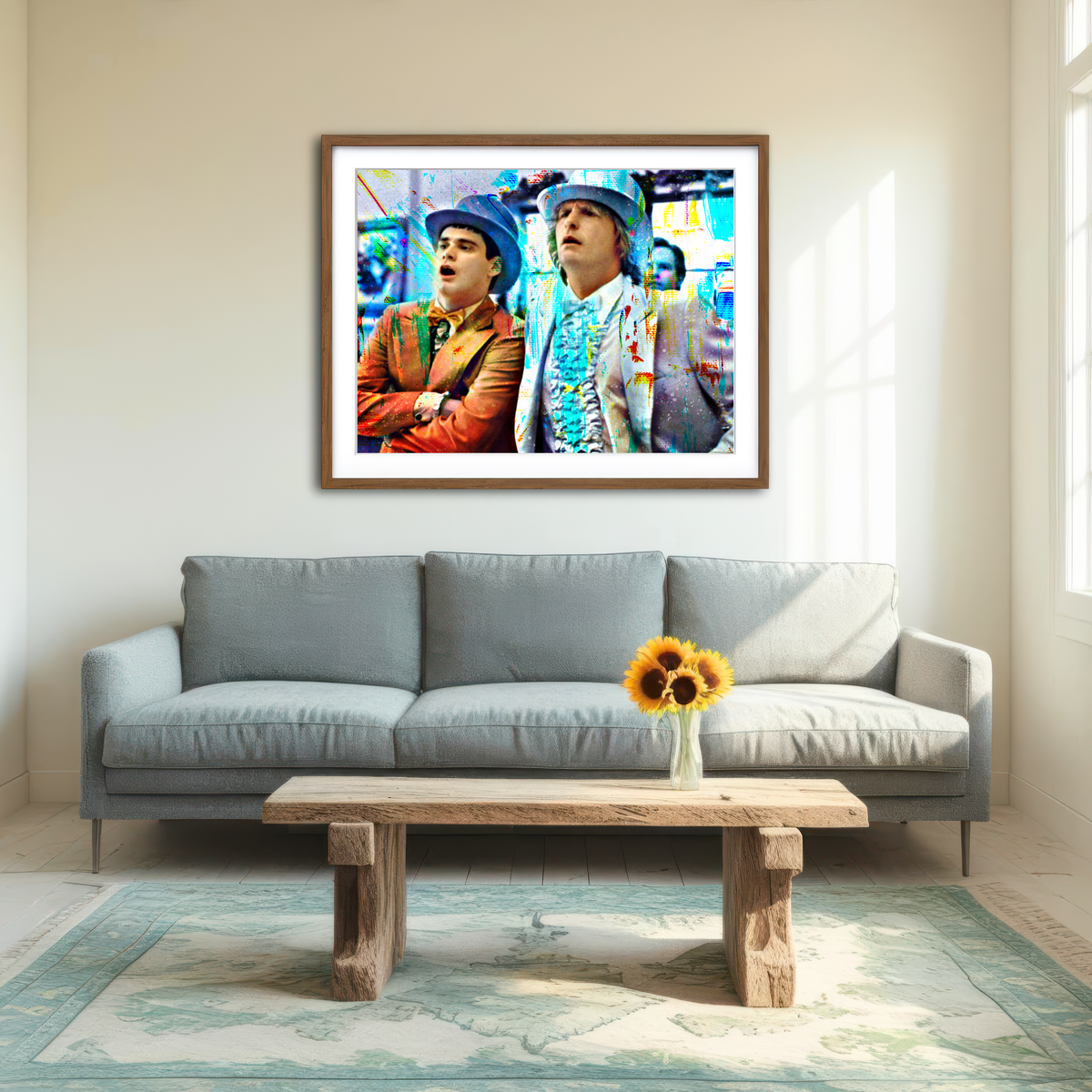 AUTO-MOCKUP ROOM | Dapper Harry & Lloyd Wall Art