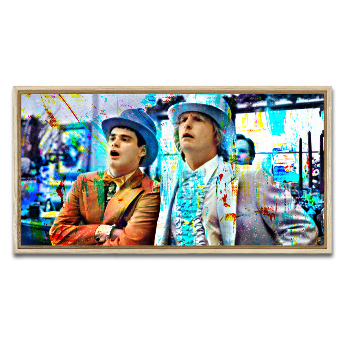AUTO-MOCKUP WHITE | Dapper Harry & Lloyd | 1 Piece | Natural Framed Canvas | group=2x1