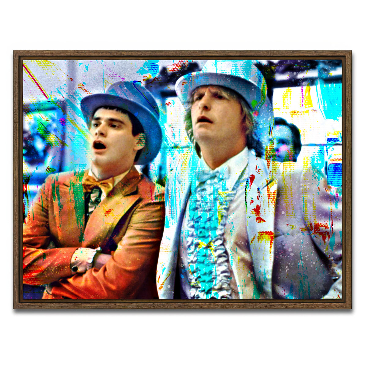 AUTO-MOCKUP WHITE | Dapper Harry & Lloyd | 1 Piece | Walnut Framed Canvas | group=4x3