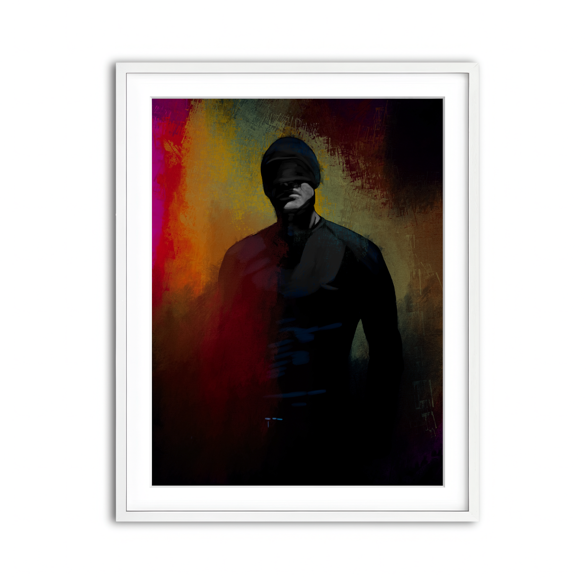 Framed Print 3x4 White