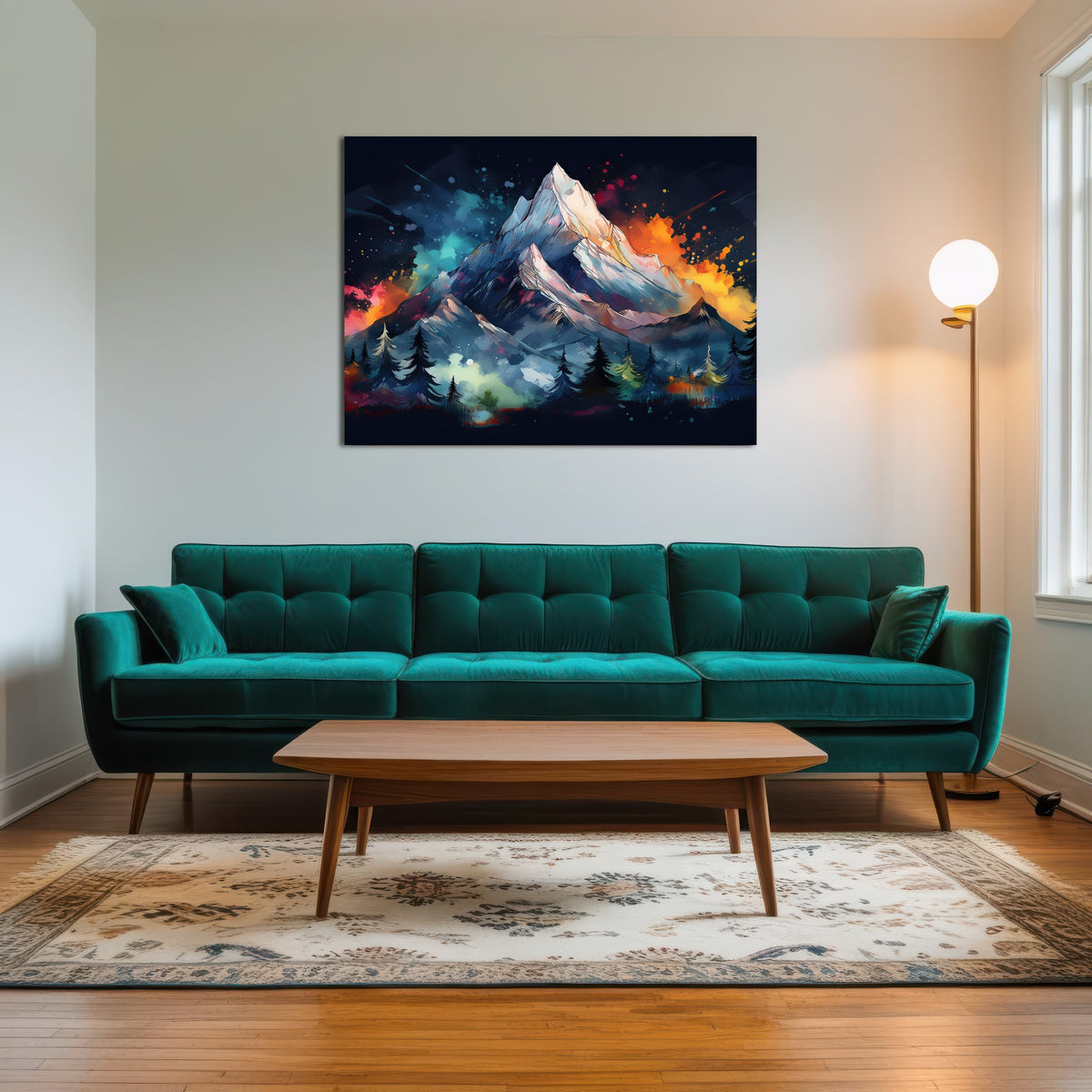 AUTO-MOCKUP ROOM | Dark Colored Mountain