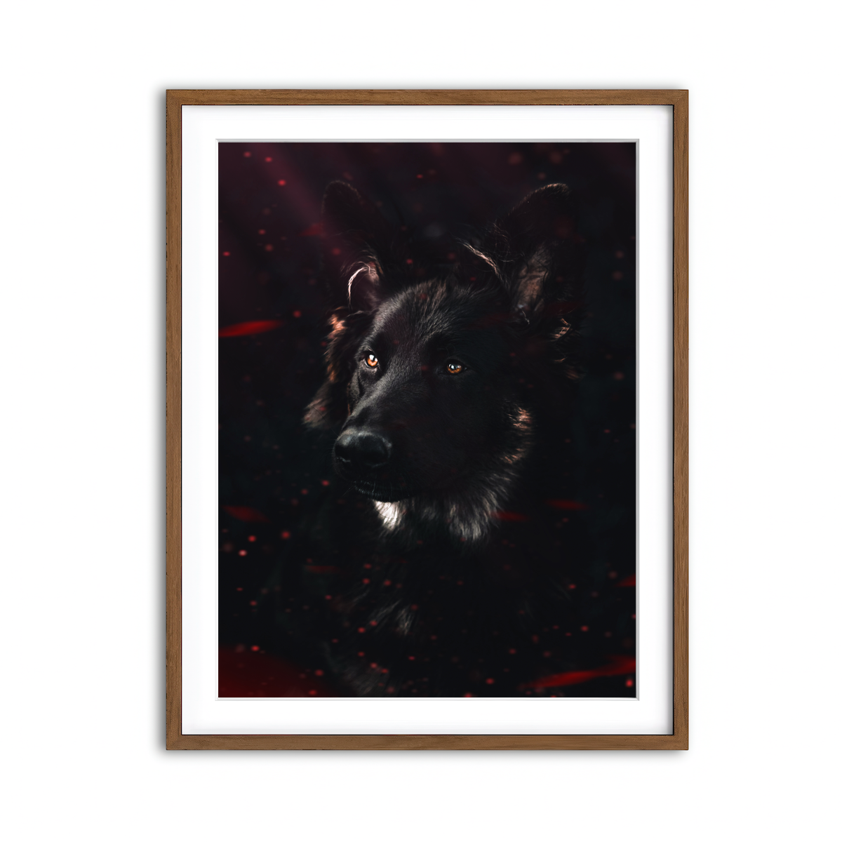 Framed Print 3x4 Walnut