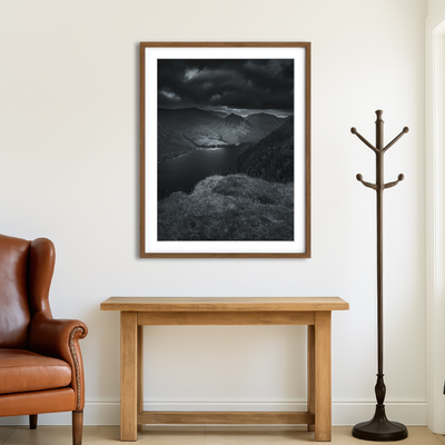 AUTO-MOCKUP ROOM | Dark Peaks Wall Art