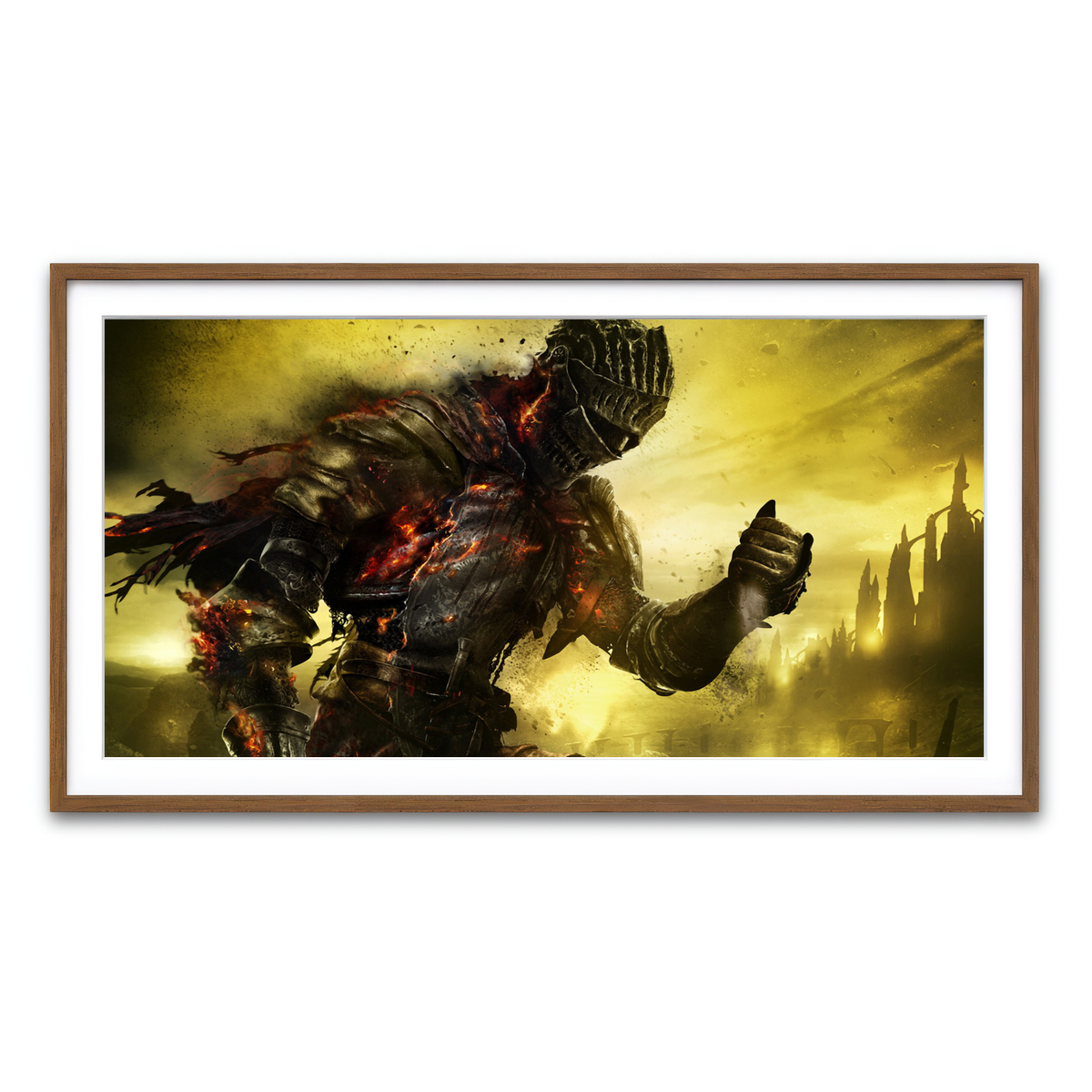 Framed Print 2x1 Walnut