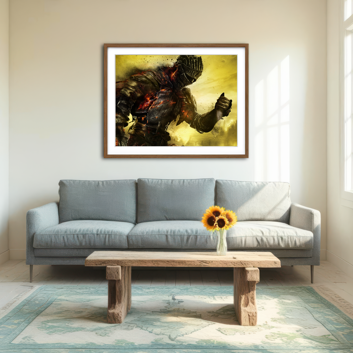AUTO-MOCKUP ROOM | Dark Souls Wall Art